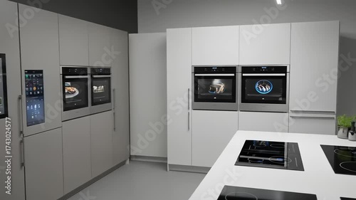 Modern kitchen with smart appliances and sleek design (1)
