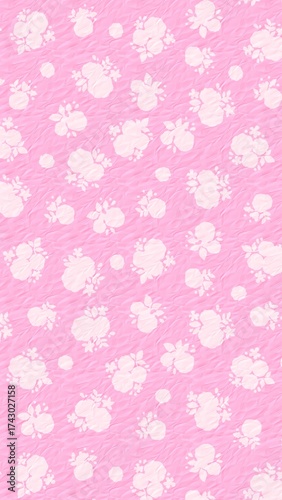 aesthetic pink cute wallpaper background illustration