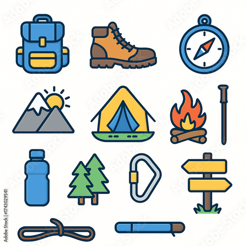 Church and Building Icon Pack – Flat Vector EPS