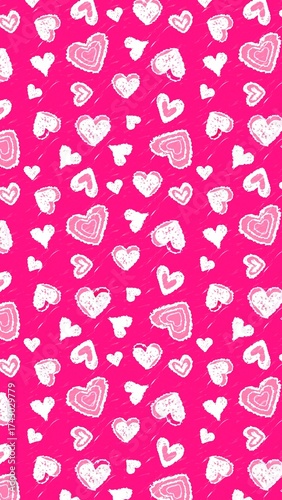 aesthetic pink cute wallpaper background illustration
