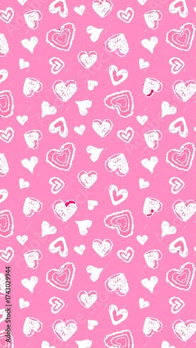 aesthetic pink cute wallpaper background illustration