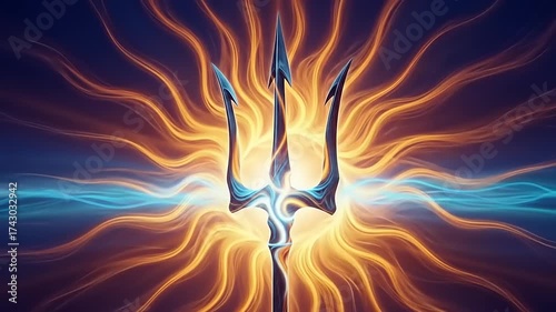 Trident of Power and Light, a Symbol of Strength and Divinity.