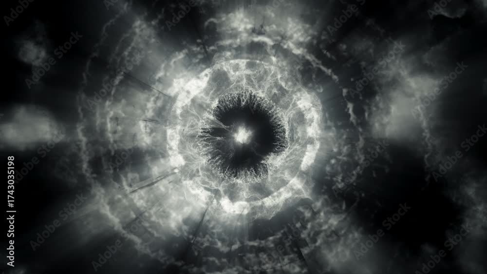 Supernova explosion, 4K space abstract background, energy, star, fire, bright, astronomy, science, effect, universe and the cosmos,