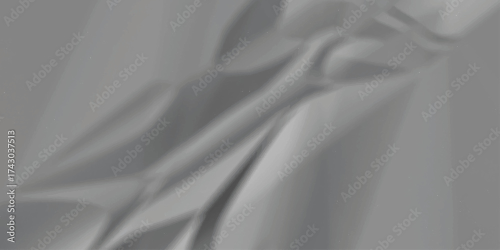 Naklejka premium Abstract white paper crumpled panorama white paper texture background, crumpled pattern texture fabric scrapbook...