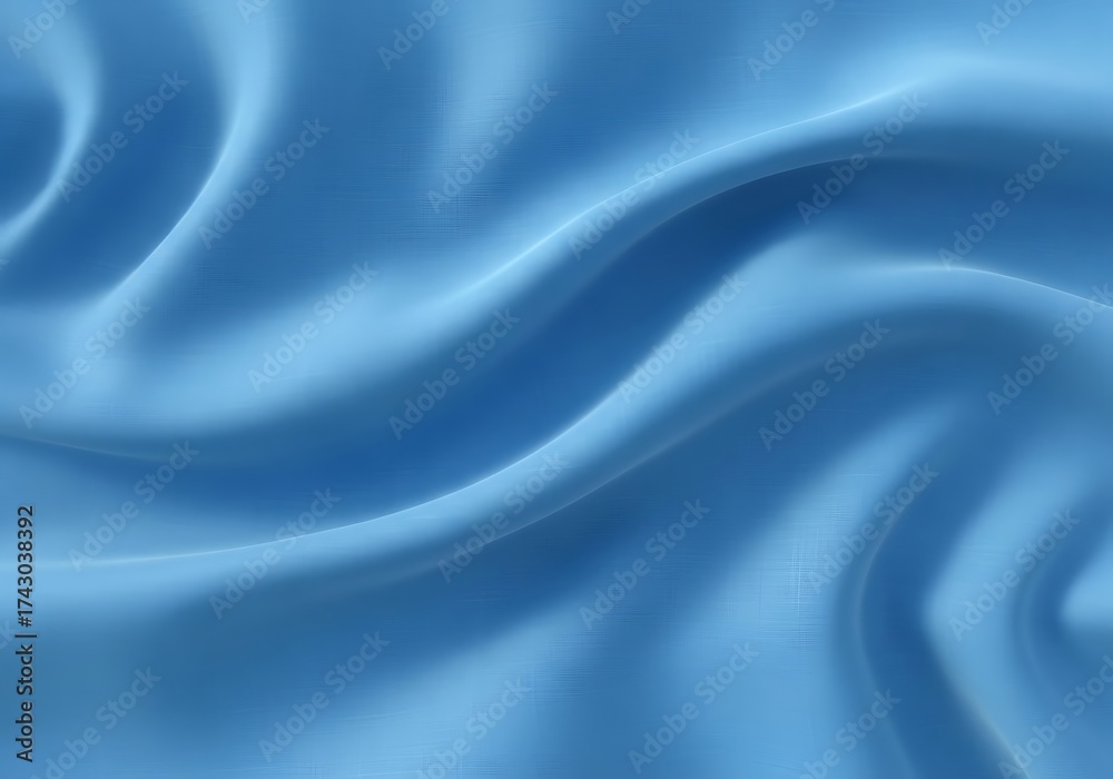 Obraz premium Smooth Light Blue Fabric Texture.