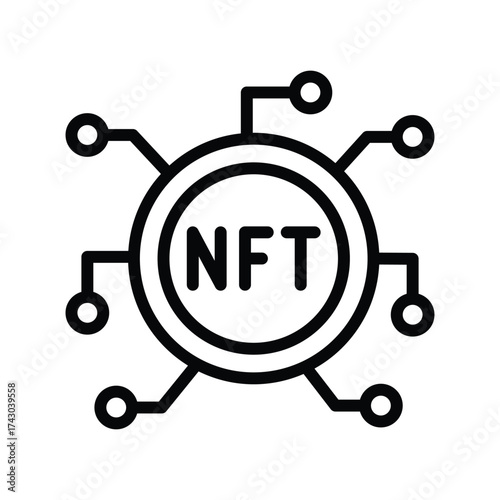 Token  line icon , vector, pixel perfect, illustrator file 
