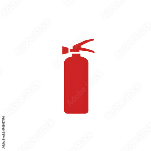 Red Fire Extinguisher Vector Icon