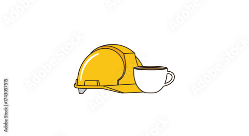 Isolated graphic of gloved hands holding a spanner, a symbol for skilled manual labor, DIY projects, and mechanical assistance