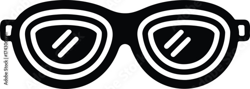 Low Vision Vector Icon.