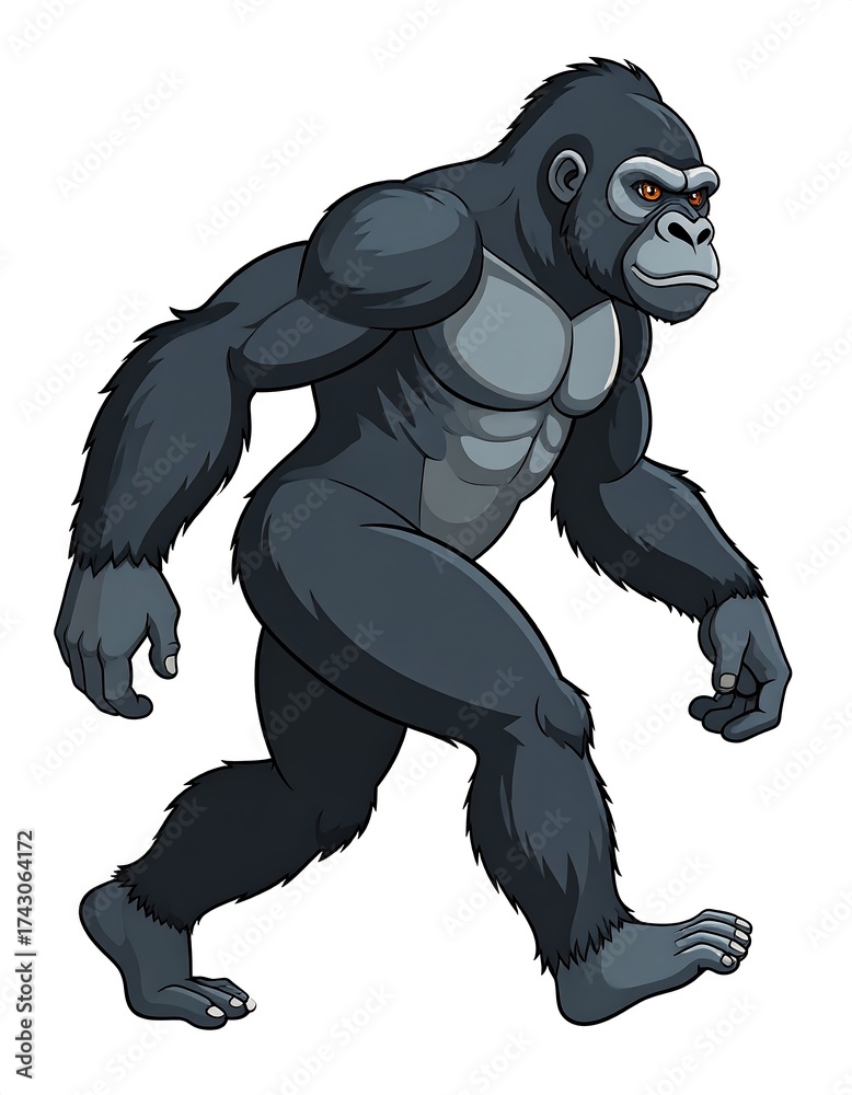 Obraz premium Gorilla walking