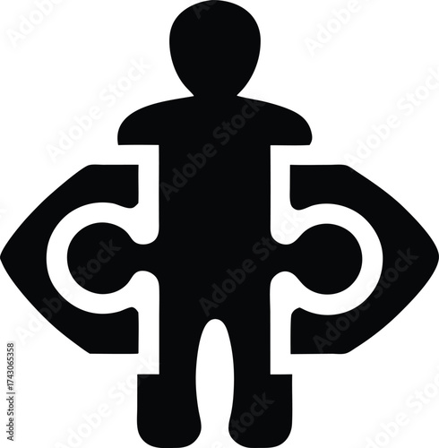 Autism Support Icon.