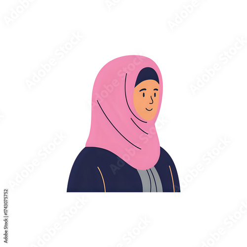 Muslim women wearing headscarves