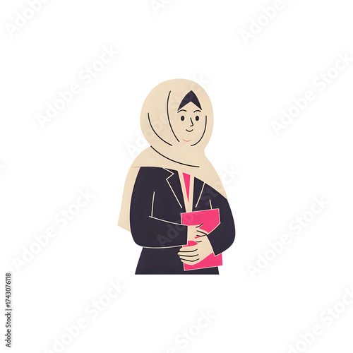 Muslim women wearing headscarves