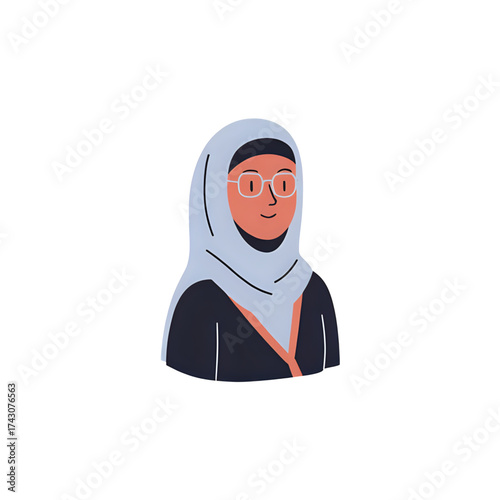 Muslim women wearing headscarves