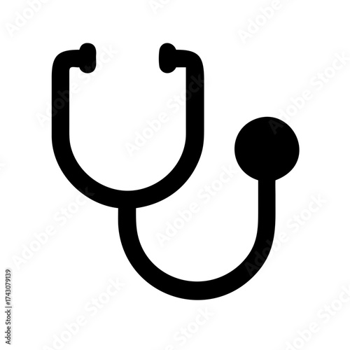 Vector art of stethoscope