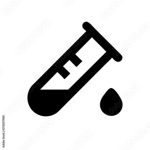 Vector art of test tube