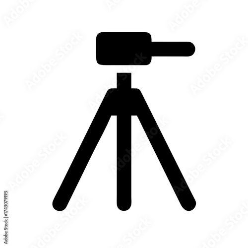 Vector art of tripod