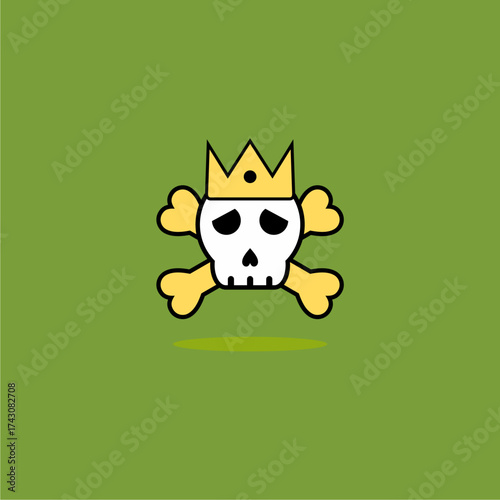 Cute skuul logo vector illustration