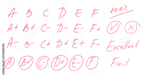 Teacher grading notes