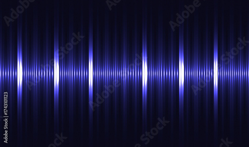 Wave Interference Pattern – Abstract Physics Superposition Art. abstract blue background with lines