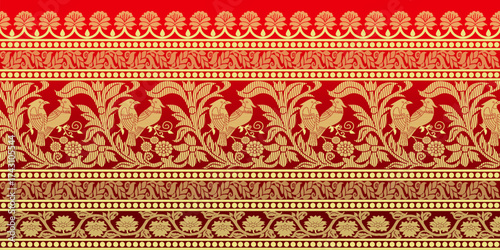 beautiful graphic saree design and this sari design is in Indian style which is for textile fashion industry and it can be used as wallpaper backdrop and website bg this style is originated in india 