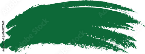 Vibrant green brush stroke textured paint mark abstract art element graphic