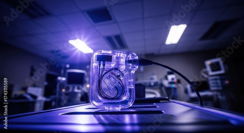 Implantable loop recorder ready for medical procedure in a hospital environment