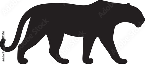 black horse silhouette vector illustration