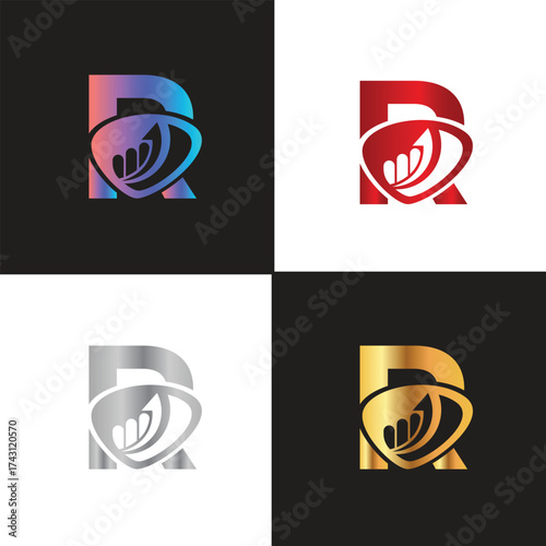 Letter R logo, R logo, Business logo, modern, minimal logo, design, colourful, icon, shape, symbol, brand, business identity, elegant, luxury, logotype, branding, custom, abstract