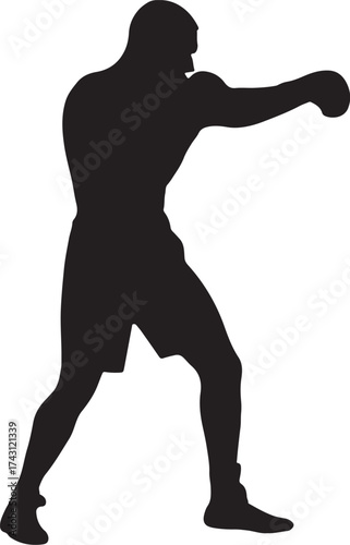 vector silhouette of a man playing baseball running with ball