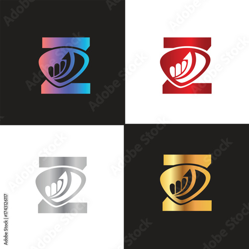 Letter Z logo, Z logo, Business logo, modern, minimal logo, design, colourful, icon, shape, symbol, brand, business identity, elegant, luxury, logotype, branding, custom, abstract