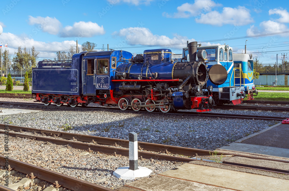 Fototapeta premium Steam locomotive Kp4-447