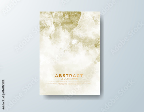 Cards with watercolor background. Design for your cover, date, postcard, banner, logo.
