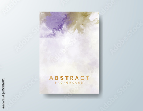 Cards with watercolor background. Design for your cover, date, postcard, banner, logo.