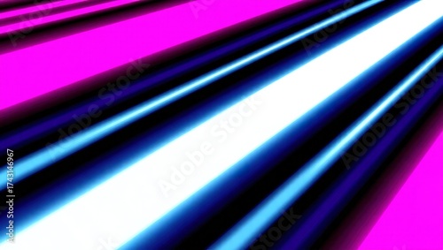 Dynamic Neon Light Streaks Abstract Background.