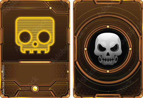 Futuristic Sci-fi TCG Card Game Template