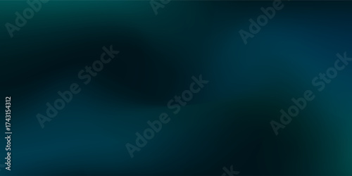Elegant abstract dark blue to light blue and green gradient background illustration ideal for sophisticated visual designs simple