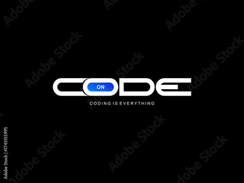 logo coding vector,programmer logo icon, technology, symbol code logo illustration, coding. vector suitable for your media design logo 