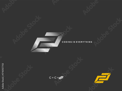 logo coding vector,programmer logo icon, technology, symbol code logo illustration, coding. vector suitable for your media design logo 