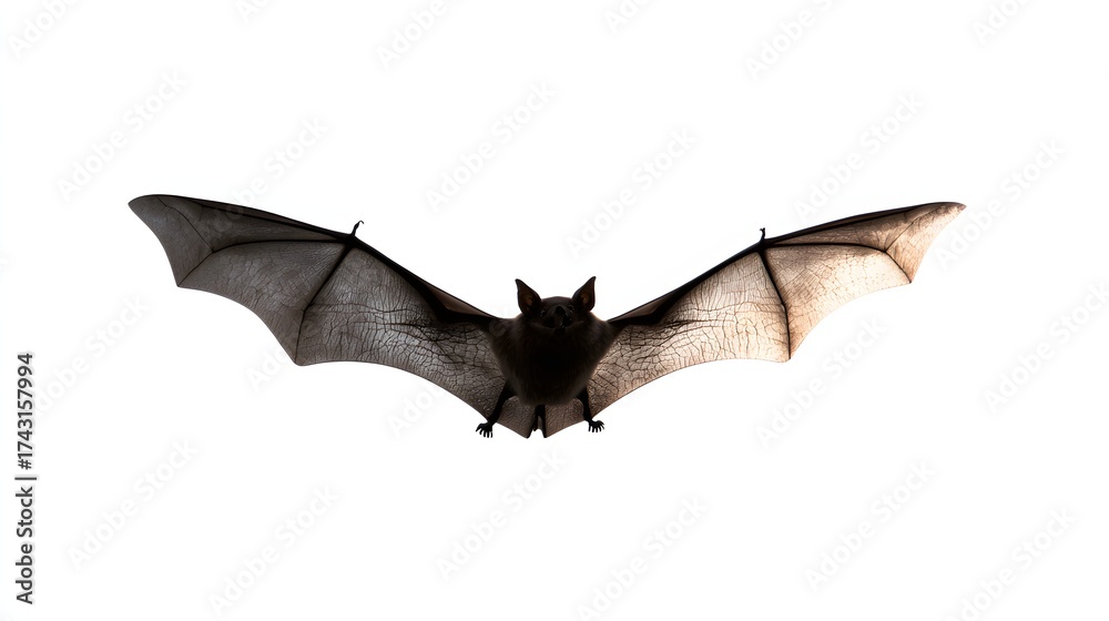 Obraz premium halloween bat isolated on white