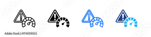 Risk Response Icon Set Multiple Style Collection