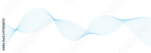Abstract wavy blue blend technology liens.