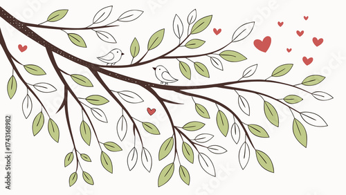 vector illustration of a floral background