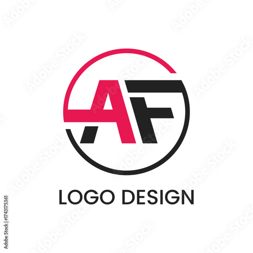 Creative AF Brand Logo Design Template