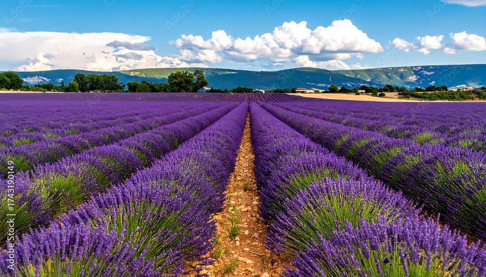 Obraz premium Purple lavender field