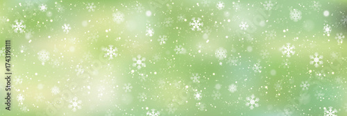 雪　クリスマス　冬　光　背景