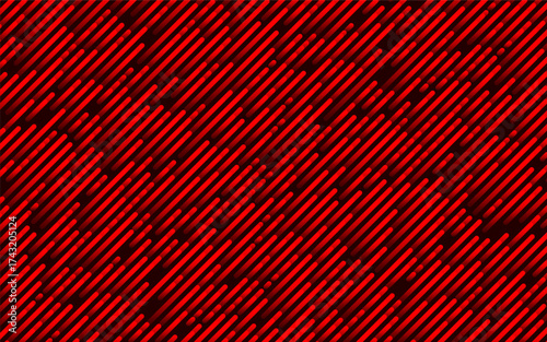 Abstract red rounded lines background