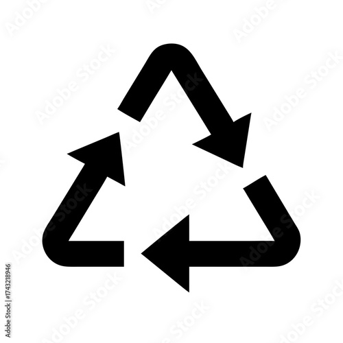 Recycle symbol representing environmental conservation