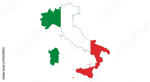 Italy Flag Map National Pride and Cultural Symbolism in the Italian Peninsula