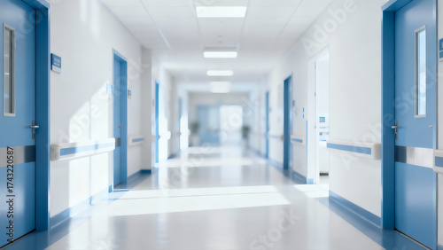 corridor in hospital corridor